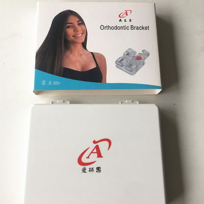 Sapphire Roth MBT Edgewise Bracket 0.022 0.018 No Hook 3 WH 345 WH For Orthodontic Treatment