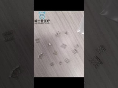 การรักษาฟันขวาสัดสลัด Hook สี่เหลี่ยมฐาน 4.5mm 5.3mm ขนาด 10 ชิ้นต่อแพ็ค