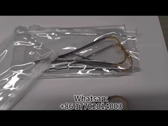 คีมแยกฟันจัดฟันโลหะสีเงิน Mathieu คีมแยกฟันแบบยืดหยุ่น