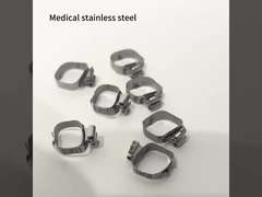 0.018 สล็อตทันตแพทย์ Pre-Welded Orthodontic Molar Band Bracket สําหรับการแก้ไขฟัน