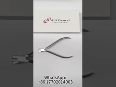 คีมตัดปลายด้านปลายสำหรับทันตกรรมจัดฟันเพื่อการตัดลวดอย่างปลอดภัย เครื่องมือทันตกรรมสแตนเลส