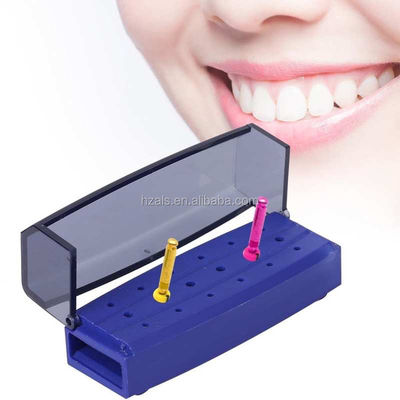 TOP Dental Dental Bur Block Holder Station with Pull Out Drawer Holds142 burs/ Dental Lab products