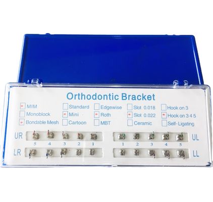 Edgewise Bondable Mesh Orthodontic Bracket Hot Low Profile Dental Ortho