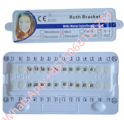 Class I Instruments PROFESSIONAL DENTAL Orthodontic Bracket Mini Roth 0.022 Metal SELF-LIGATION Top Performance