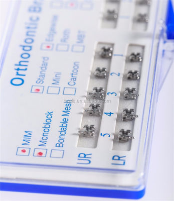 Precise and Comfortable Low Profile Dental MBT Mini Bracket Orthodontics with CE Certification