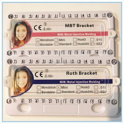 24 Years Class II Metal Dental Orthodontic Molar Roth Brackets with Hooks Instrument Classification