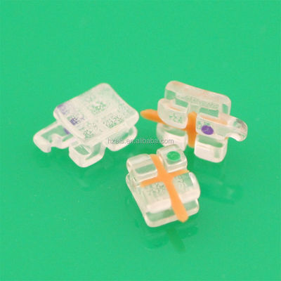 Dental Area Ortho Clear Bracket Brace with MFDS Standard and Durable Sapphire Materials