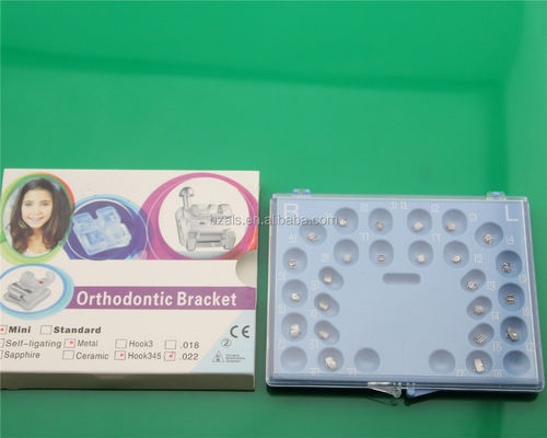 Dental Area Ortho Clear Bracket Brace with MFDS Standard and Durable Sapphire Materials