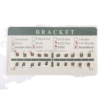 None Safety Standard Medical Stainless Steel ALS DENTAL Orthodontic MIM Mesh Bracket Roth