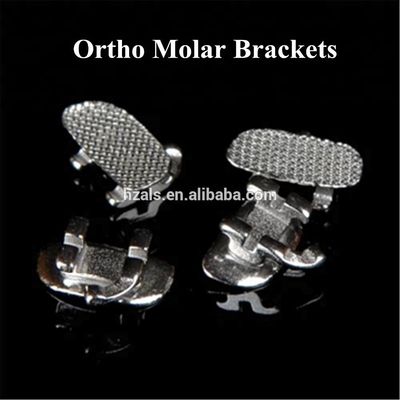 Manual Metal Orthodontic Molar Brackets with Roth/MBT/Edgewise Hooks Professional Design