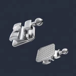 Metal Orthodontic Lingual Dental Alignment Braces For Teeth Alignment 0.018 ODM