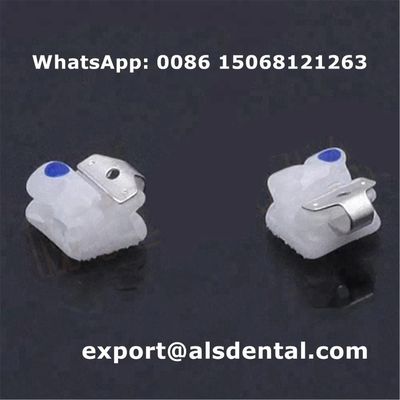 CB Certified ALS Dental Ortho Orthodontic Self-ligating Ceramic Bracket Mini Roth .022 Hook on 345 with CE ISO Certificate