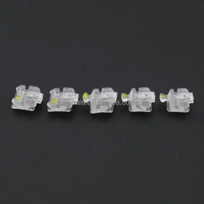 CB Certified ALS Dental Ortho Orthodontic Self-ligating Ceramic Bracket Mini Roth .022 Hook on 345 with CE ISO Certificate
