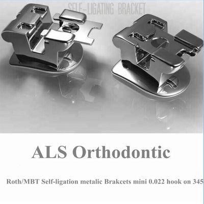 2023 Hot Dental Clinic Autoligado Bracket Mini Standard Ortho Materials Roth/MBT/Edgewise Technology MIM Wire Cutting