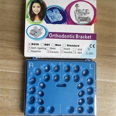 2023 Hot Dental Clinic Autoligado Bracket Mini Standard Ortho Materials Roth/MBT/Edgewise Technology MIM Wire Cutting
