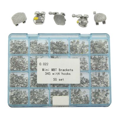 Bulk Orthodontic Bracket Braces Metal Mesh Base Mini Braces MBT 022 345