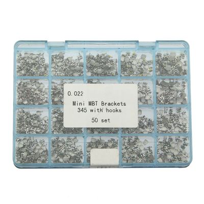 Bulk Orthodontic Bracket Braces Metal Mesh Base Mini Braces MBT 022 345