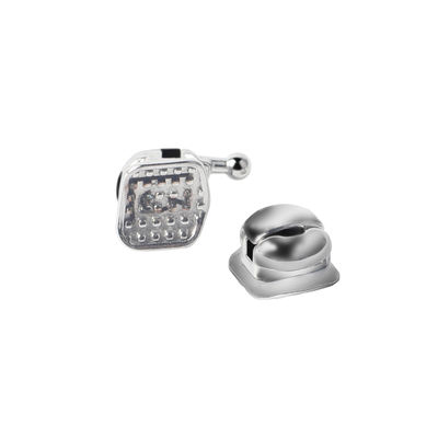 Metal Monoblock Self Ligating Mouth Orthodontic Bracket Standard Roth For Dentistry Treatment