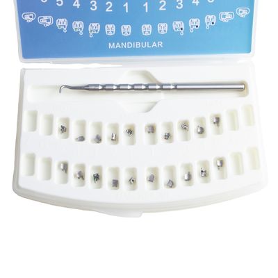 Dental Orthodontic Bracket MBT .018 0.022 Slot For Teeth 5-5 20pcs Per Set