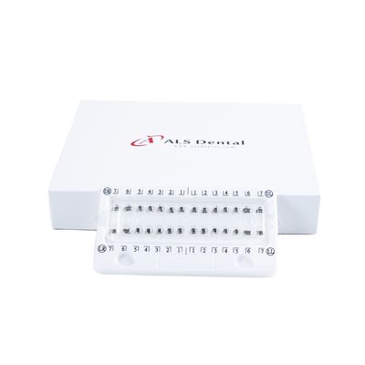 Dental Orthodontic Bracket MBT .018 0.022 Slot For Teeth 5-5 20pcs Per Set