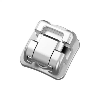 ALS Dental Orthodontic Metal Passive Bracket Lingual Self Ligating With Buccal Tube