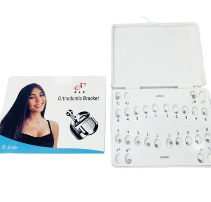 Q Type Self Ligating Dental metal Orthodontic Bracket Ortodoncia With 345 Hooks