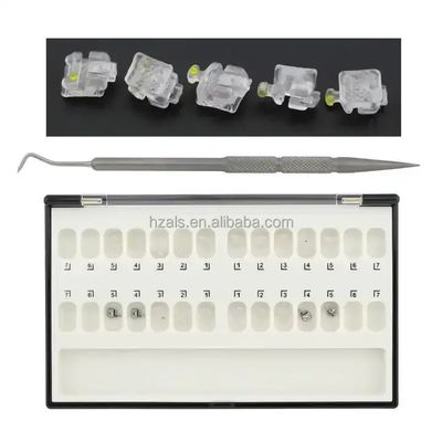 Q Type Self Ligating Dental metal Orthodontic Bracket Ortodoncia With 345 Hooks