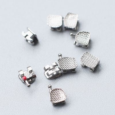 Precision Metal Orthodontic Bracket Self Adjusting Braces For Edgewise Tooth Movement Control