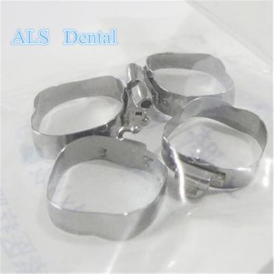 ALS Dental Preformed Orthodontic Molar Band Welded Buccal Tubes For Teeth Straightening