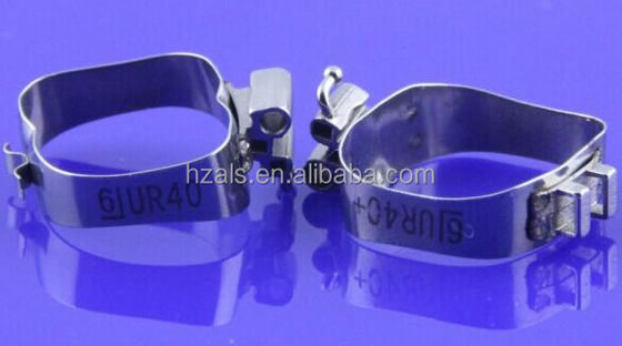 Slot 0.022 0.018 Teeth Molar Band Ortho Preweld With Buccal Tubes And Lingual Cleat