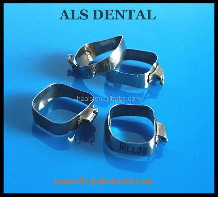 0.018 Slot Dental Pre Welded Orthodontic Molar Band Bracket For Teeth Correction SGS Certified