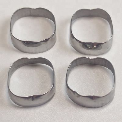 MFDS Metal Dental Preformed Molar Bands With Roth Buccal Tube Customized
