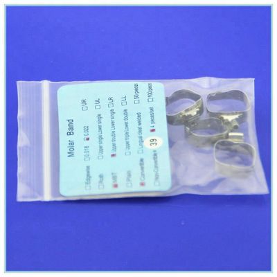 GB15979-2002 Dental Orthodontic Molar Bands Bracket For Teeth Treatment