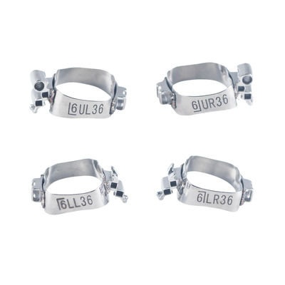 Stainless Steel Molar Band Ring Braces Buccal Tube Orthodontic OEM