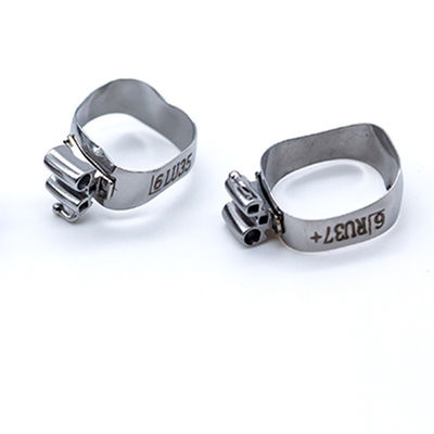 Plain Dental Orthodontic Molar Band With U1L1 Triple Tube M Series