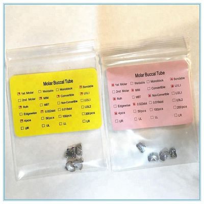 Non Convertible Single Molar Buccal Tube Dental Roth MBT Orthodontic Materials