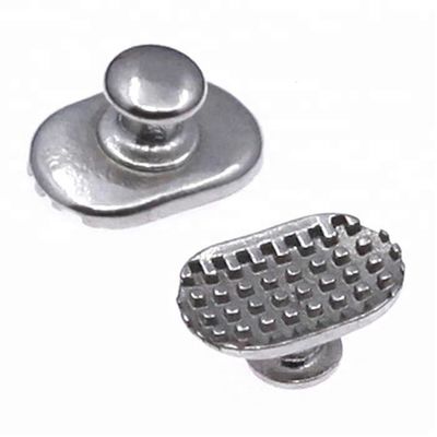 CCC Certification metal button lingual round/ elliptical 10pcs per pack for dental orthodontic procedures made of metal