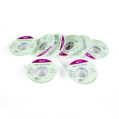 CE ISO Certified Dental Orthodontic Niti Coil Spring for Open and Closed Treatment 0.010/0.012 Size