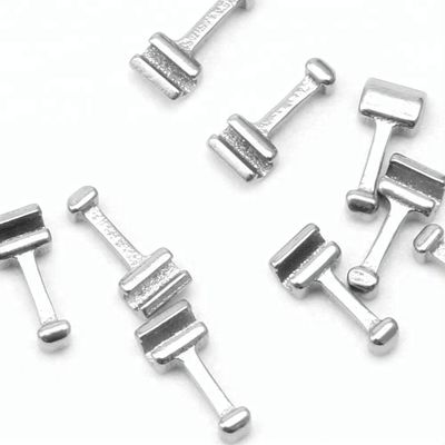 Import Medical Stainless Steel Dental Ortho Ortodoncia Standard Crimpable Hook 10pcs per Pack 2024 for Dental Procedures