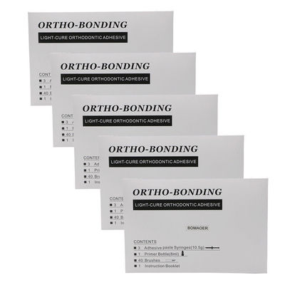 Shelf Life 2 Years of Dental Orthodontic Self-Curing/Light-Curing Bonding Adhesive Kit for Dentistry Professionals