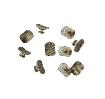 CE Certified Metal Orthodontic Lingual Button Mesh Base and Monoblock with Metal Material Made
