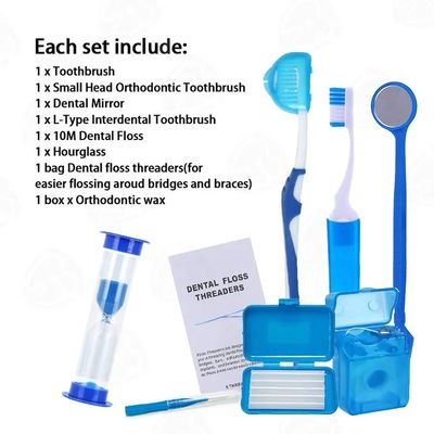 Micro Peppermint Flavor Dental Floss Interdental Brush Teeth Stick Class II Instrument with Clean Wire CCC Certified
