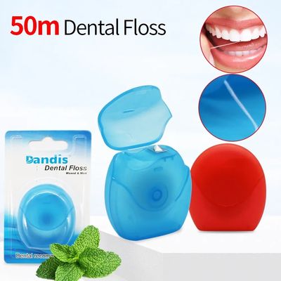 Micro Peppermint Flavor Dental Floss Interdental Brush Teeth Stick Class II Instrument with Clean Wire CCC Certified