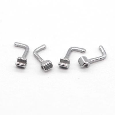 Class II Stainless Steel Dental Orthodontic Crimpable Hook 90 Degree Archwire Attachment with Crimping Feature