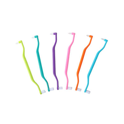 Light-cure Orthodontic Adhesive Double-Headed Toothbrush Interspace Brush for Class III Instrument Classification