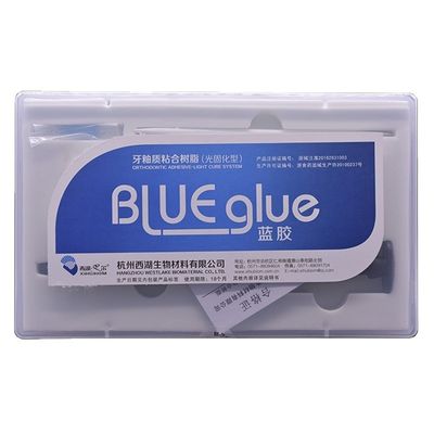 Light-Cure Band Cement Blue Glue with Fillers Up to 5 Minutes Working Time and Strong Adhesive Properties