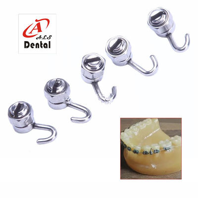 Manual Dental Orthodontic Crimpable Hooks Surgical Hooks Question Mark Shape Right and Left 10pcs/pack ISO CE Certified