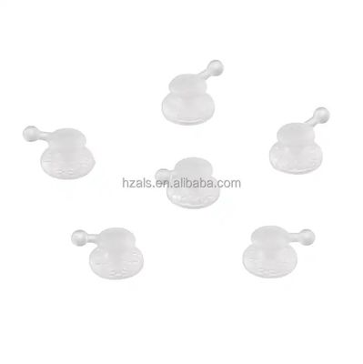 Dental Orthodontic Metal Buttons Lingual Button Buckle Composite Ceramic For Bondable Round Base Dentistry Material
