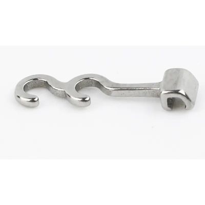 CE Certified Dental Orthodontic Crimpable Hook Long Curved Left Right for Certification MFDS Safety Standard
