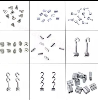 A Grade Orthodontics Accessories 2 Hooks Double Hooks Crimpable Hook Clamp Meshbase Bondable MFDS Safety Standard Compliant